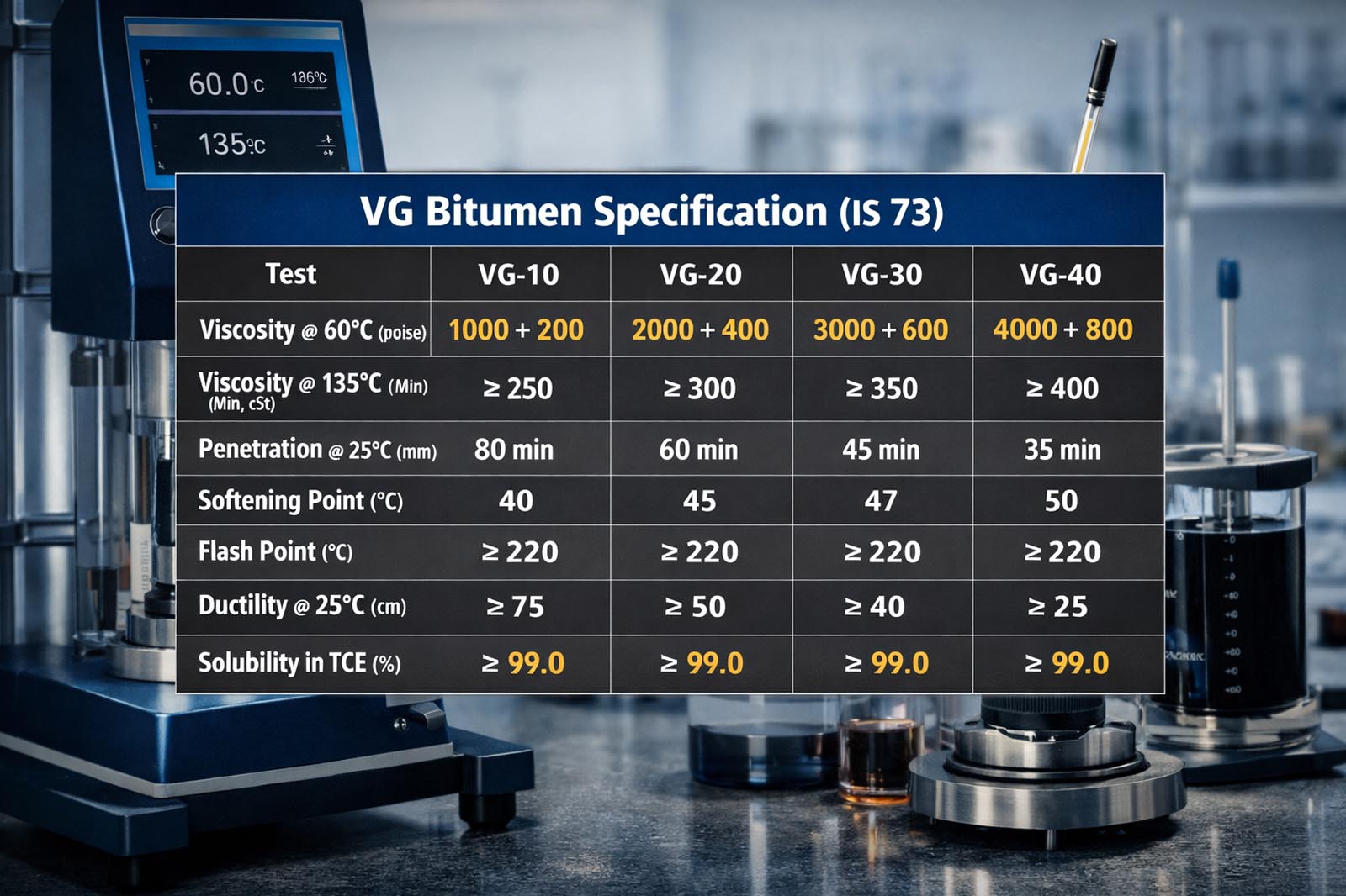 Vgo Grade Color Code Viscosity Grade (VG Table) - Saen Energy