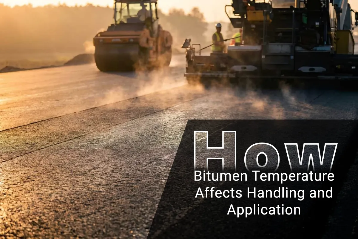 How Bitumen Temperature Affects Handling and Application
